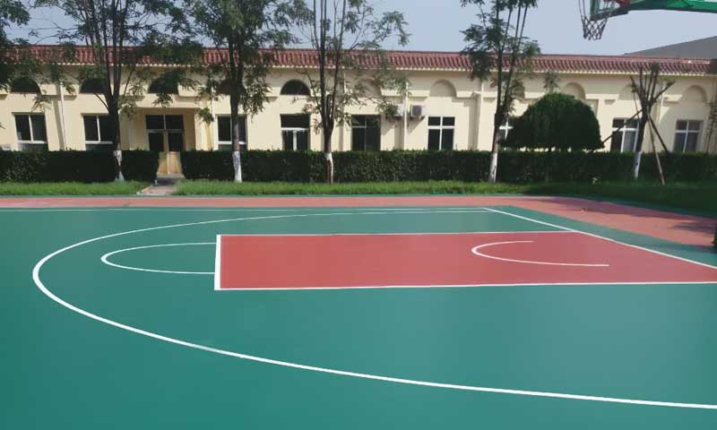 升級改造的pvc戶外運動地板膠環保可靠