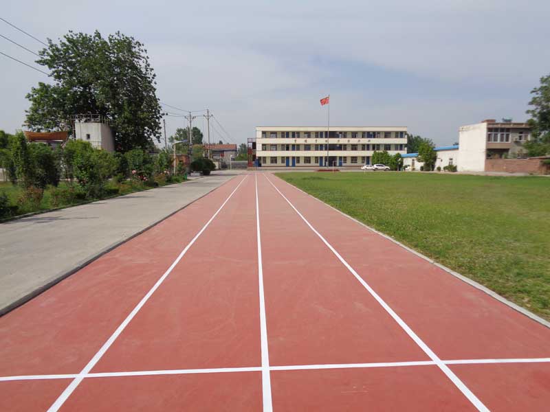運動地板膠廠家_室外運動地膠施工